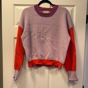 By Together Purple and Red Women's Sweater